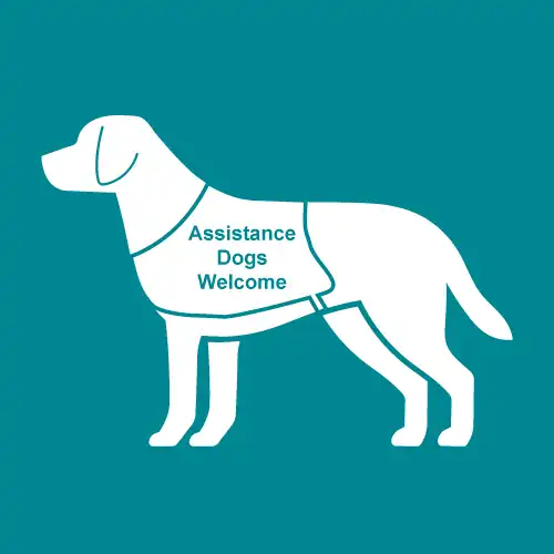assistance dogs welcome