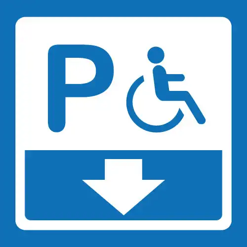 accessible parking bay